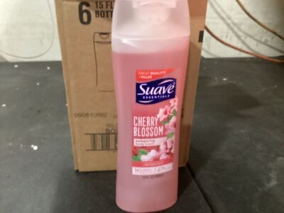 Case of (6) Suave Cherry Blossom Body Wash 