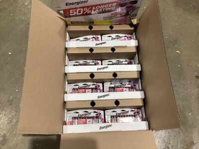 Case of Energizer Max Batteries, (10) AAA & (22) AA Packs 