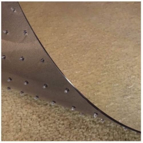 Resilia Deluxe Clear Vinyl Plastic Floor Runner Carpet Protector 8" x 6' - Appears New&nbsp;
