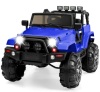 12V Kids Ride-On Truck Car Toy w/ 3 Speeds, LED, Remote, Bluetooth