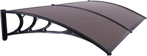 VIVOHOME Polycarbonate Window Door Awning Canopy, 40" x 80"