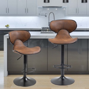 Set of 2 YASHFU Adjustable Bar Stools