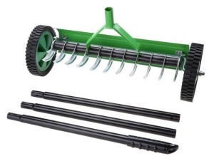 Garden Lawn Aerator with Long Handle 