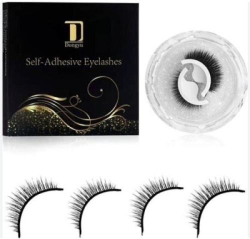 Lot of (7)&nbsp;Boxes of Dongyu Reusable Self Adhesive Eyelashes, Sealed