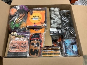 Large Box of Misc. Halloween Items