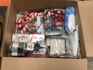 Large Box of Misc. Christmas Items