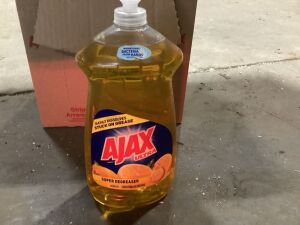 Case of (6) Ajax Ultra Super Degreaser Dish Liquid - Dirty Packaging