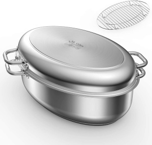 Mr Captain Roasting Pan with Rack And Lid