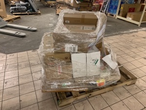 Pallet of Unsorted and Untouched Returns from Major Home Improvement Retailer