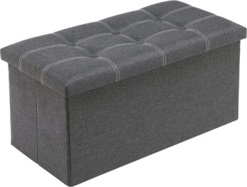 Youdesure Folding Storage Ottoman Bench for Living Room