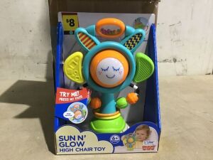 Case of (2) Sun N' Glow High Chair Toys 