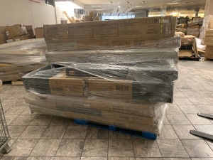 Pallet of Bed Frames. SEE PICTURES. Unknown Conditions. Pallet Straight off a Truck!