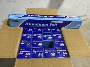 Case of (20) Aluminum Foil Roll, 40 sq ft