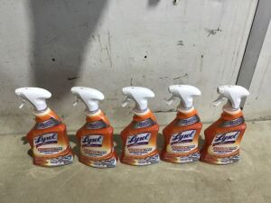 Case of (5) Lysol Kitchen Pro Antibacterial Cleaner 