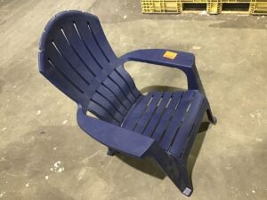 Blue Adirondack Patio Lawn Chair 