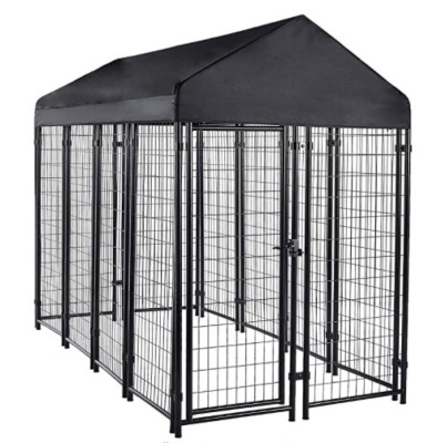 Amazon Basics Welded Outdoor Wire Crate Kennel, Large