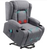 Electric Power Lift Recliner Massage Chair w/ Heat, USB Port, Cupholders