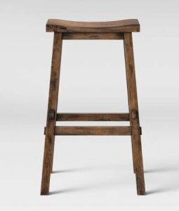 Threshold Halifax Farmhouse Wood Barstool