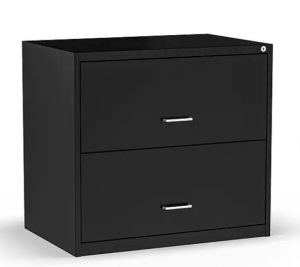 Staples 2-Drawer Light Duty Lateral File Cabinet, Locking, Letter/Legal, 30"W