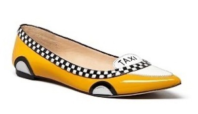 Kate Spade Women's Go Taxi Ballet Pointed Toe Flats, 5.5M