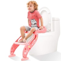 Kidpar Potty Training Seat, Adjustable Toilet Potty Chair with Sturdy Non-Slip Step Stool Ladder, Color May Vary&nbsp;- Appears New&nbsp;