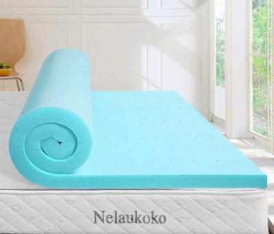 Nelaukoko 2 Inch Twin Memory Foam Mattress Topper
