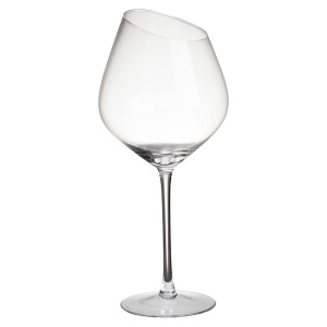 Jarka & Co Diagonal Cut Wine Glasses, 20 oz, Set of 2